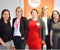 Slammerinnen beim Women-MINT-Slam 2019