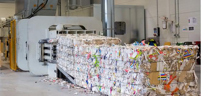 The "Balemaster" at DS Smith's Erlensee plant