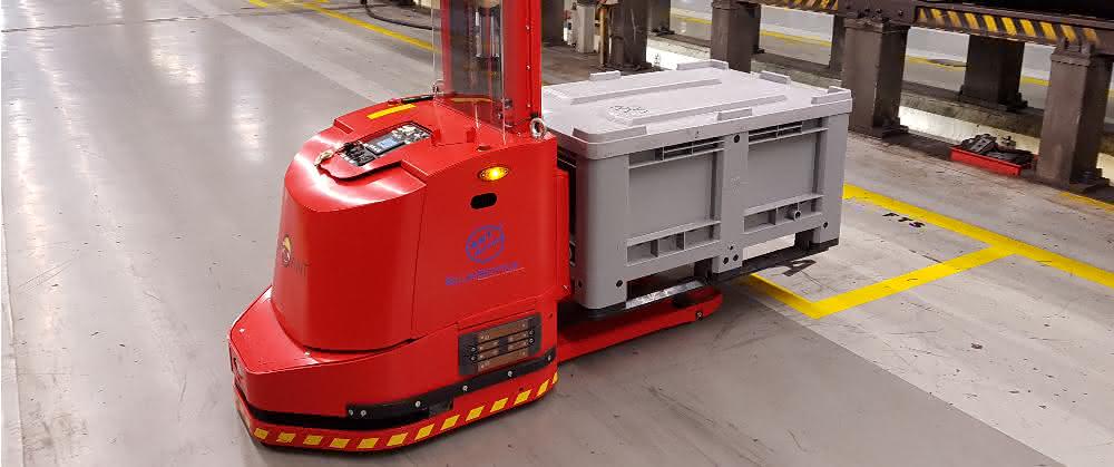 Vollautomatische Intralogistik im ICE-Werk proANT AGV 576