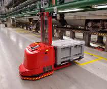 Vollautomatische Intralogistik im ICE-Werk proANT AGV 576