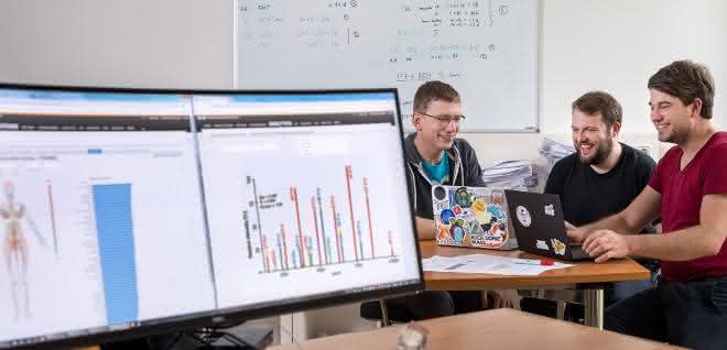 Dr. Mathias Wilhelm, Tobias Schmidt und Siegfried Gessulat am Lehrstuhl für Proteomik und Bioanalytik, drei der Autoren der Publikation.