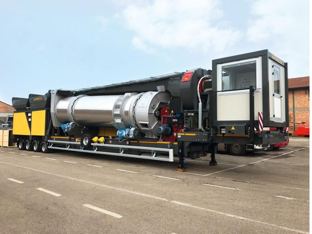 Mobile Asphalt-Anlage