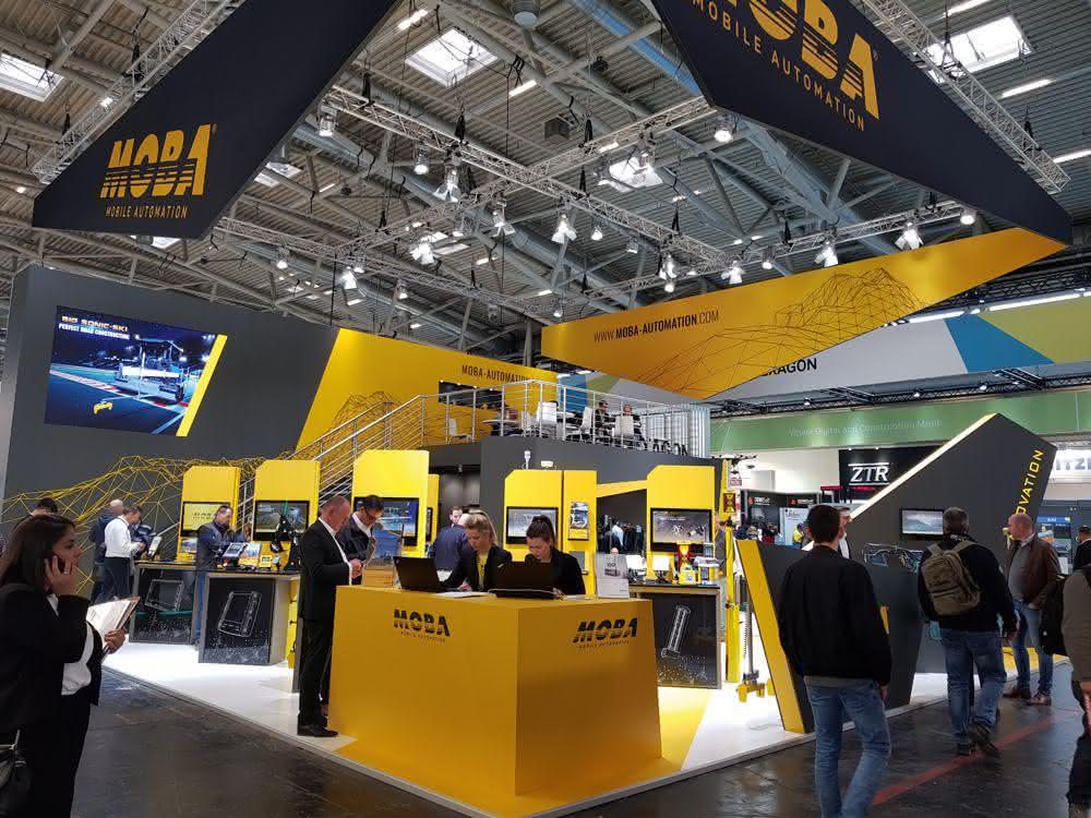 Stand von MOBA auf der bauma 2019
