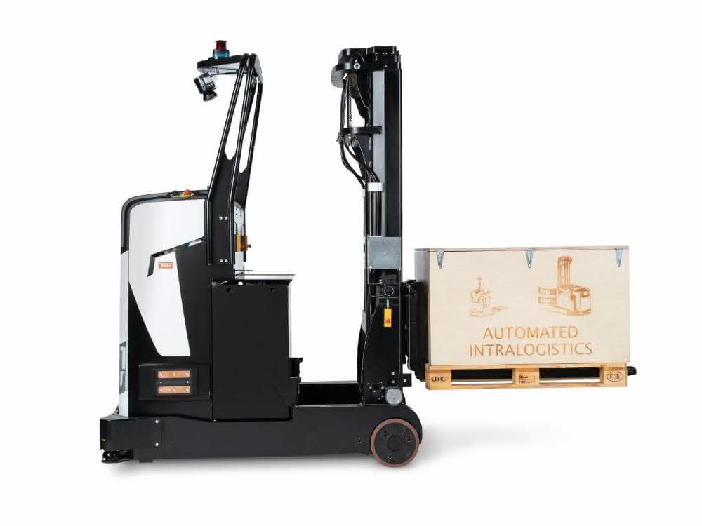 The automated reach truck Rocla ART, which was presented at LogiMAT, is Rocla's latest contribution to intralogistics automation solutions.