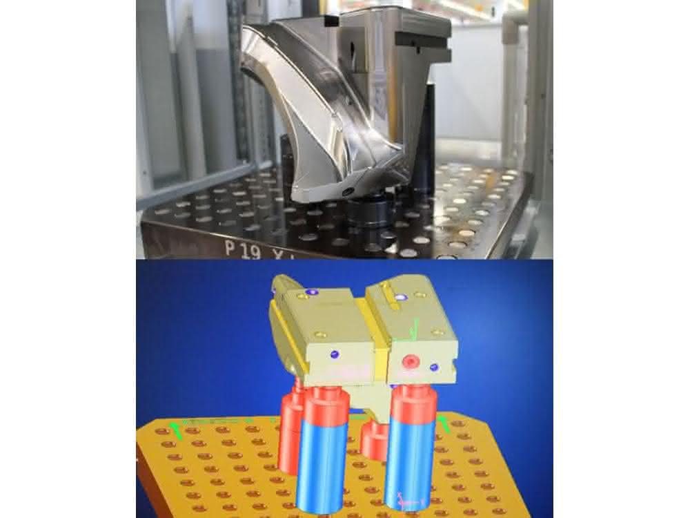 Zero point clamping system