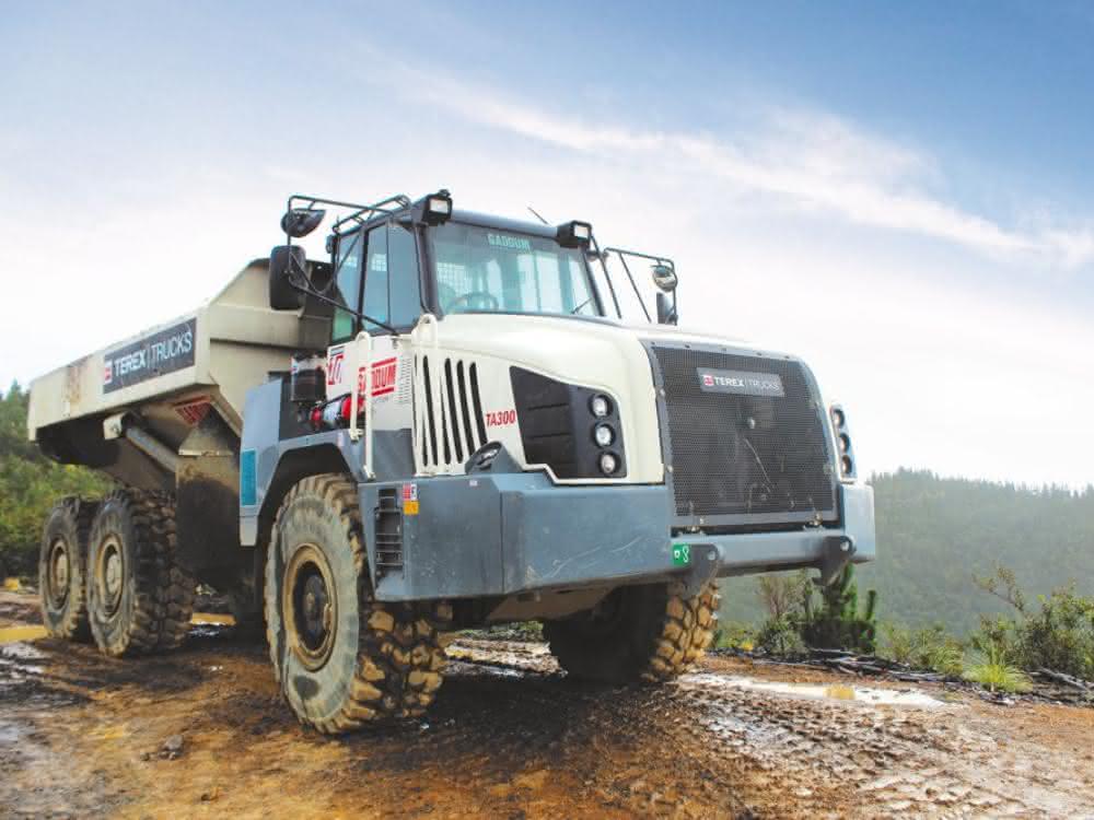 Knickgelenkter Dumper
