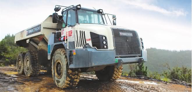 Knickgelenkter Dumper