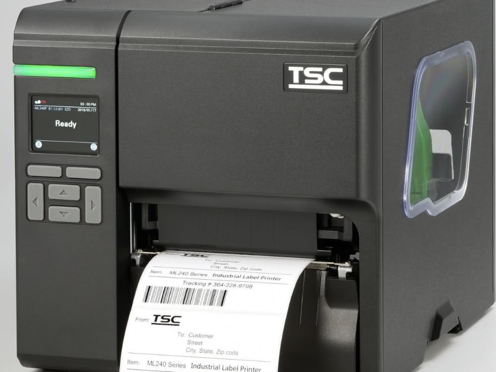 Industrial printer: Space-saving labeling