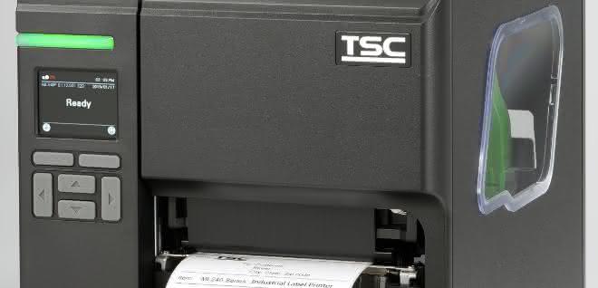 Industrial printer: Space-saving labeling Industrial printer: Space-saving labeling