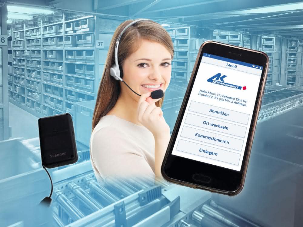 Software - From materialfluss 5/2019: Picking and storing via app Software - From materialfluss 5/2019: Picking and storing via app