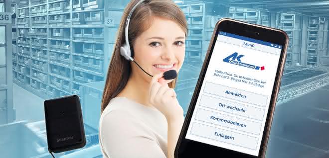 Software - From materialfluss 5/2019: Picking and storing via app