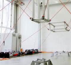 Rope robot test stand