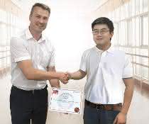 Vertriebspartner in China Martin Hruska und Herr Jiaping Lin