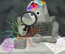 Abstrakte Darstellung Künstliche Intelligenz