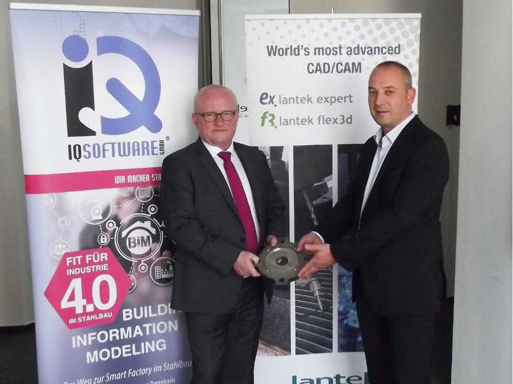 Sheet metal processing in steel construction: Lantek and IQSoftware agree on cooperation Sheet metal processing in steel construction: Lantek and IQSoftware agree on cooperation