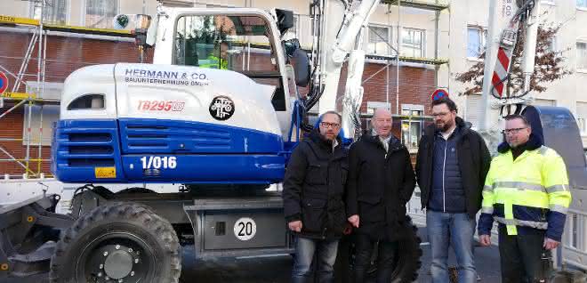 Bagger: Mobilbagger von Takeuchi bewährt sich in Aachen