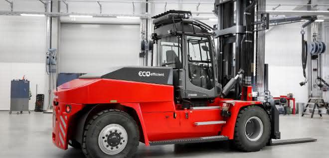 Lithium-ion technology: Kalmar presents new electric forklift truck
