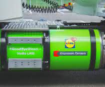 "Goodbye Diesel – Hello LNG": Erste LNG-Tankstelle für Lkw in der Schweiz "Goodbye Diesel – Hello LNG": Erste LNG-Tankstelle für Lkw in der Schweiz