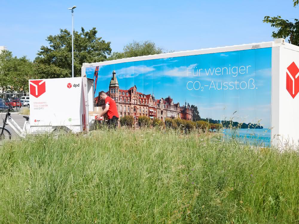 City logistics project: DPD uses swap bodies as micro depots in Constance
