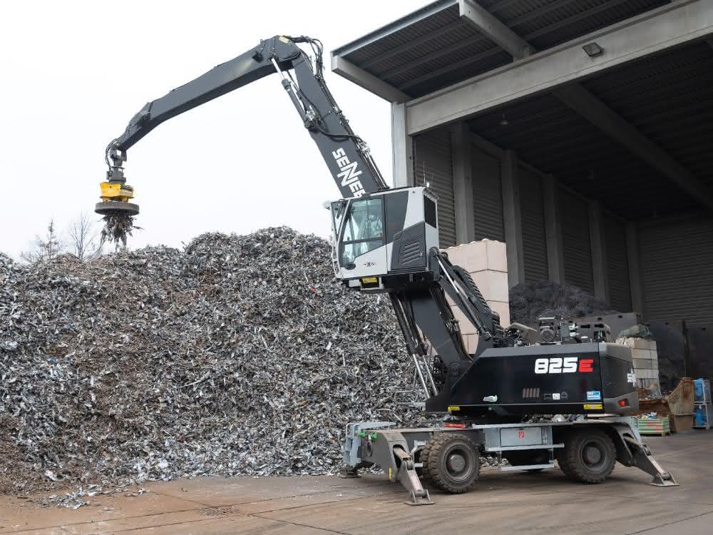 Flexibel einsetzbar: Schrott-Recycler setzt auf Sennebogen