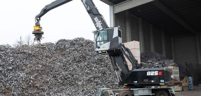 Flexibel einsetzbar: Schrott-Recycler setzt auf Sennebogen