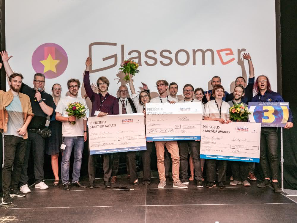 Glassomer, winner of the start-up award Glassomer