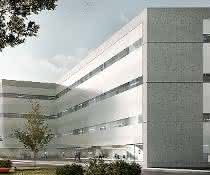 Das Microverse Center (Modellbild des Forschungsneubaus).