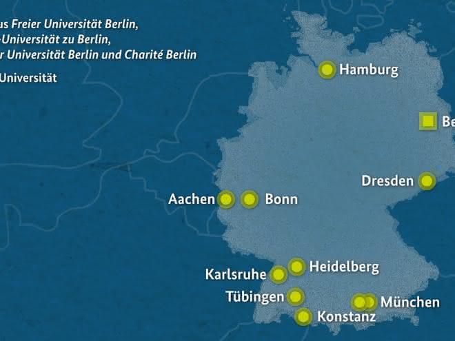 Exzellenzstrategie - Förderlinie Exzellenzuniversitäten. Gesamtliste der geförderten Universitäten und des Universitätsverbundes (19. Juli 2019) Exzellenzstrategie - Förderlinie Exzellenzuniversitäten. Gesamtliste der geförderten Universitäten und des Universitätsverbundes (19. Juli 2019)