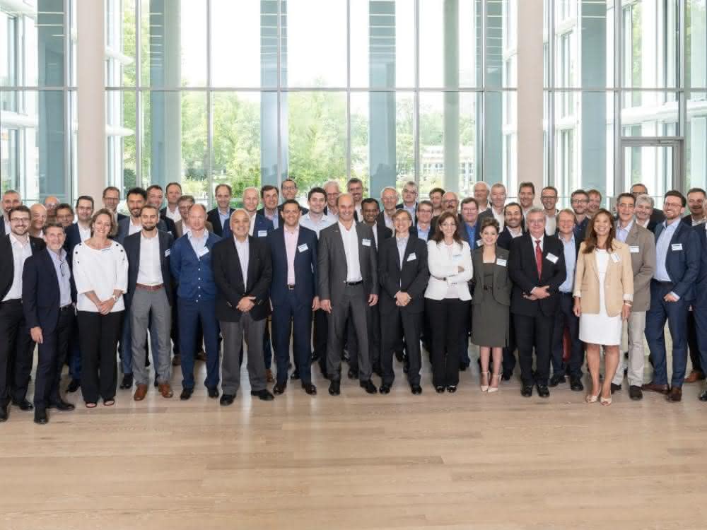 Vertreter von 20 internationalen Chemie-Unternehmen bei BASF in Ludwigshafen Vertreter von 20 internationalen Chemie-Unternehmen bei BASF in Ludwigshafen