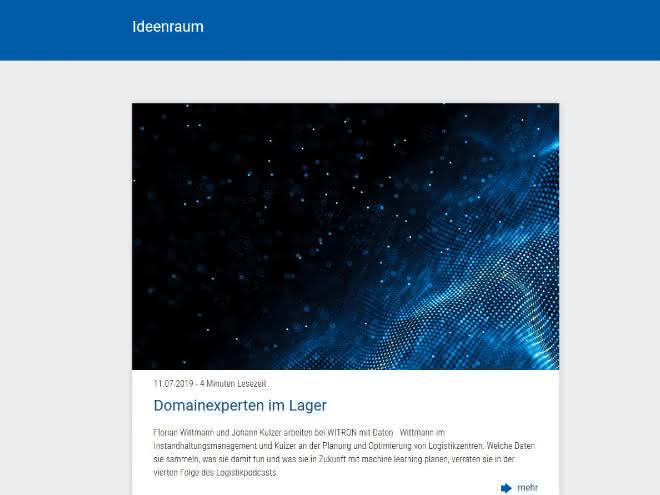 Multimediale Plattform: "Ideenraum" lädt zum Gedankenaustausch ein