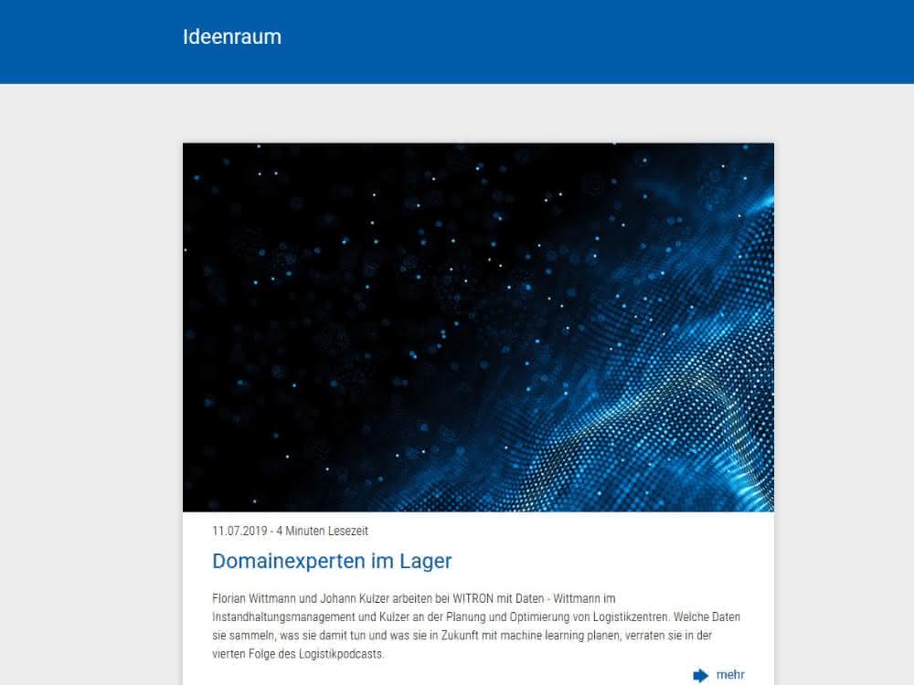 Multimediale Plattform: "Ideenraum" lädt zum Gedankenaustausch ein Multimediale Plattform: "Ideenraum" lädt zum Gedankenaustausch ein