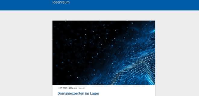 Multimediale Plattform: "Ideenraum" lädt zum Gedankenaustausch ein