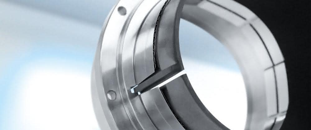 Wellenlagerung Turbogebläse Aerzener Maschinenfabrik.