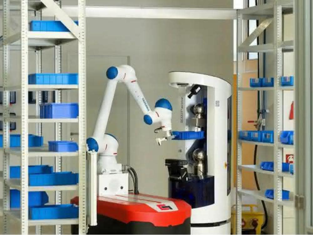 Mobile robot platform in production environment