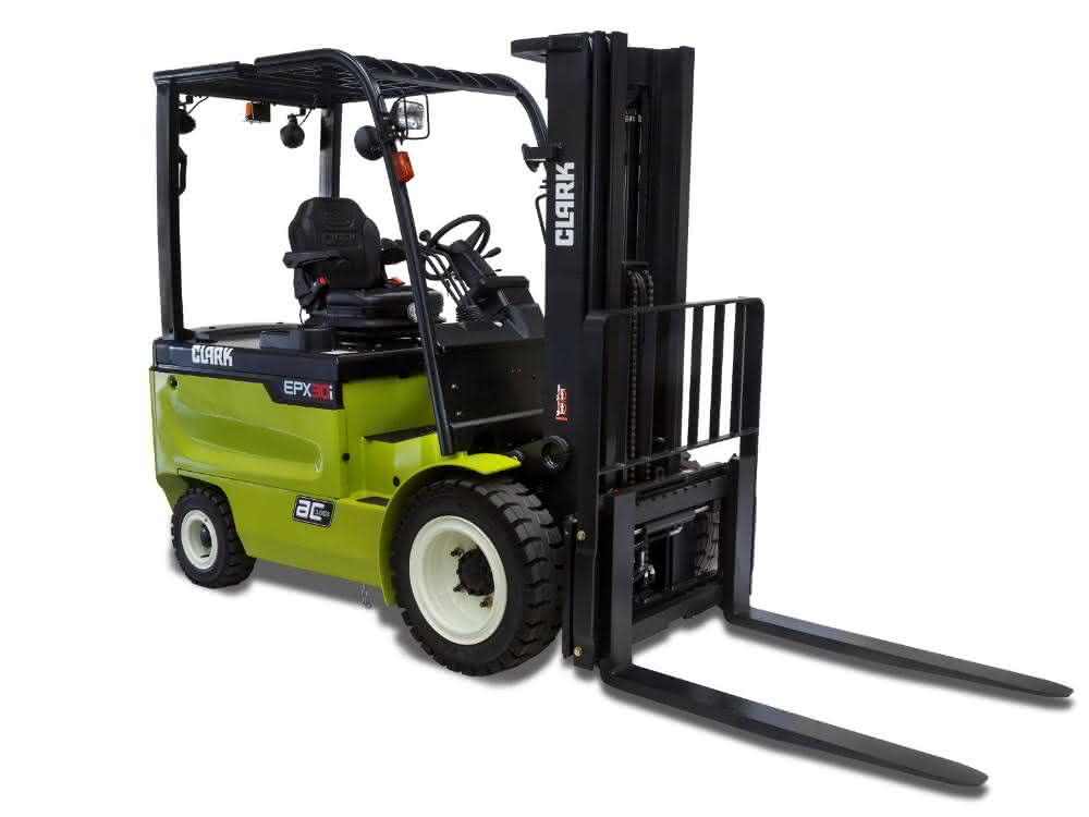 Electric forklift: Clark launches new electric four-wheel forklift trucks