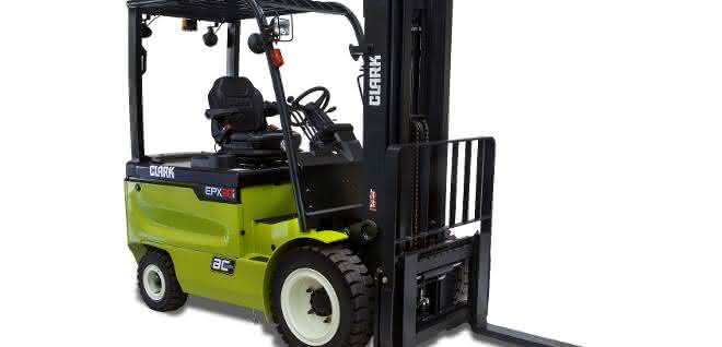 Electric forklift: Clark launches new electric four-wheel forklift trucks