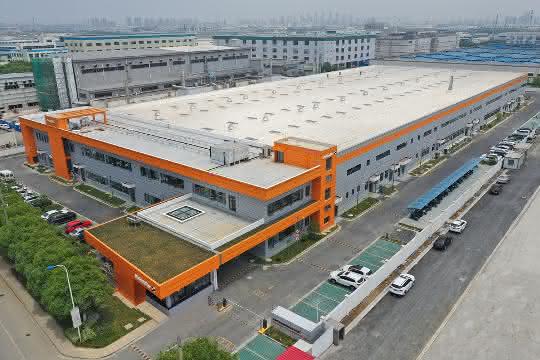 Produktionsgebäude im chinesischen Suzhou