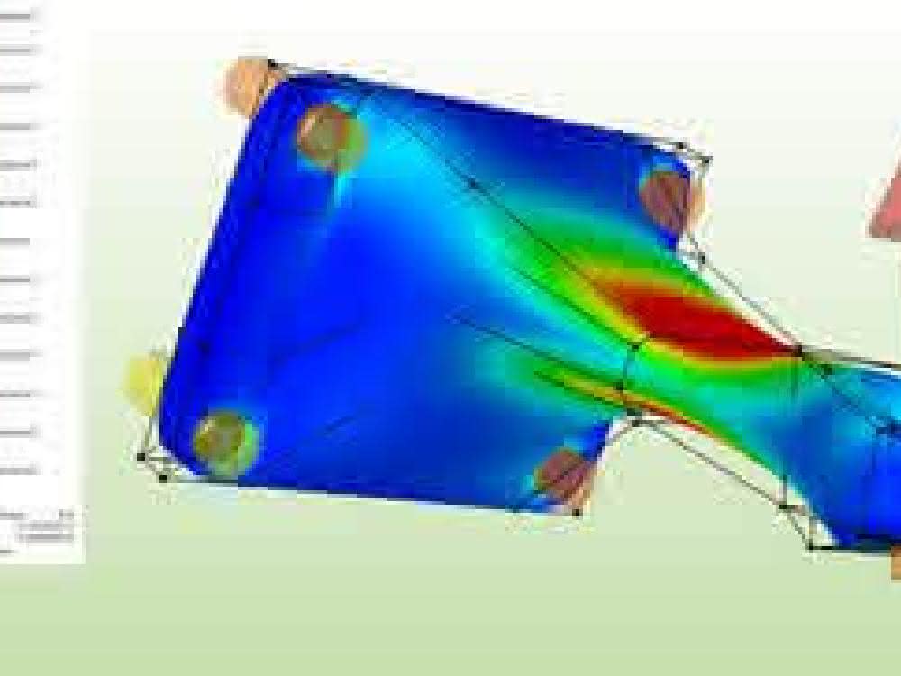Simulation of an idealized motor mount