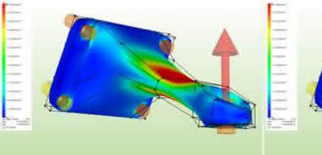 Simulation of an idealized motor mount