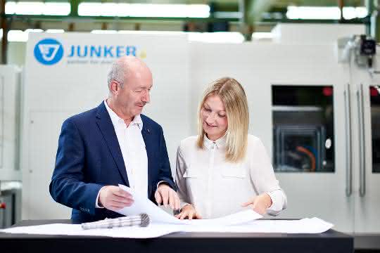 Die Junker-Gruppe auf der EMO Hannover 2019.