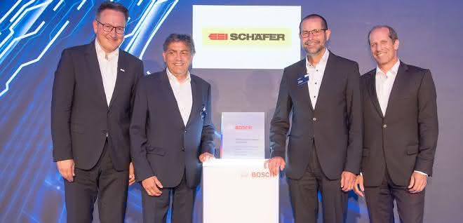 Bosch Global Supplier Award goes to SSI Schäfer Bosch Global Supplier Award goes to SSI Schäfer
