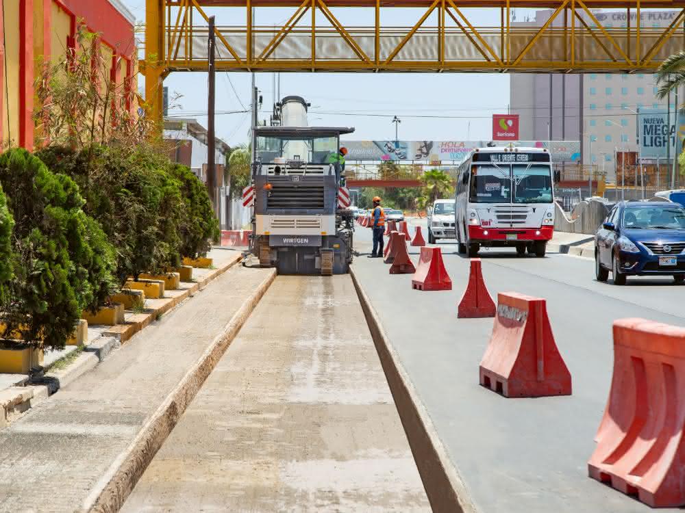 Straßenbau: Kompaktfräse punktet in Mexico