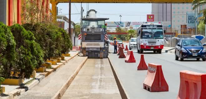 Straßenbau: Kompaktfräse punktet in Mexico