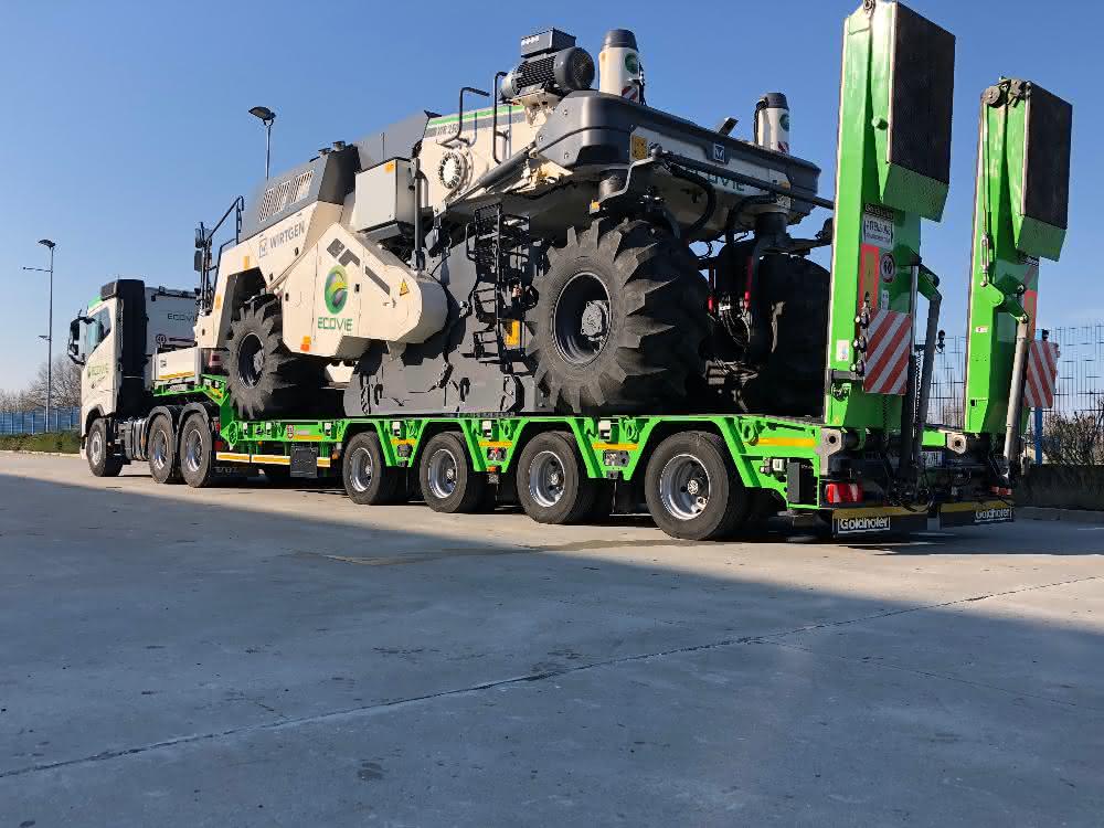 Schwerlasttransport: Goldhofer zeigt Semi- und Tiefbettauflieger auf der GIS Schwerlasttransport: Goldhofer zeigt Semi- und Tiefbettauflieger auf der GIS