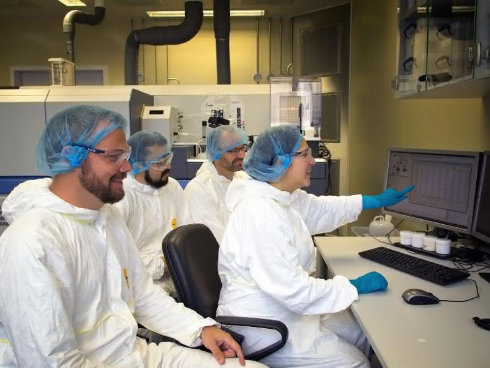 Reinraumlabor in der Isotopengeochemie der Universität Tübingen