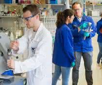 At the catalysis laboratory CaRLa, researchers work on issues relating to homogeneous catalysis.