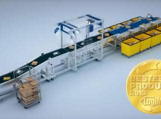 Complete solution for parcel logistics: Recorded and sorted