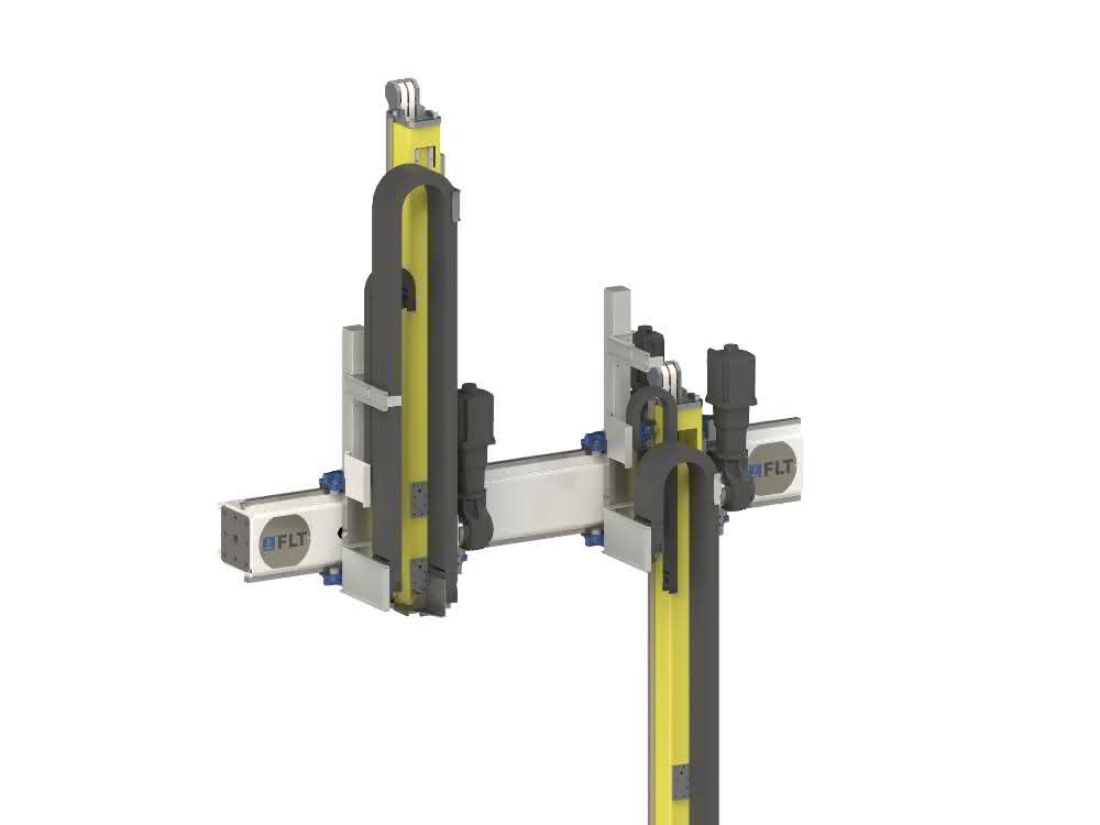 Axle and portal construction kit: New sizes for the gantry robot