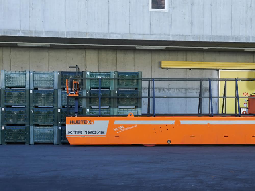 Materialfluss: Innenlader verbessert Apfelkistentransport