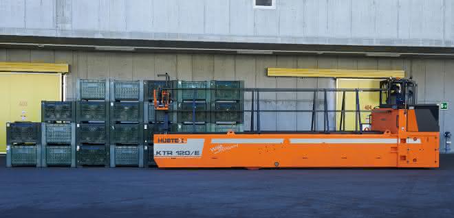 Materialfluss: Innenlader verbessert Apfelkistentransport